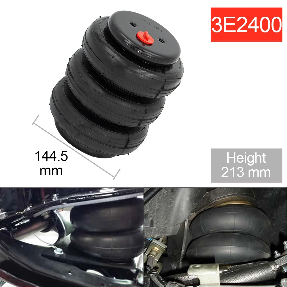 Universal Air Bags Suspension Kit Truck Shocks Pneumatic Bag Shock Absorber 3E2400 with Aluminium 1005002333017409