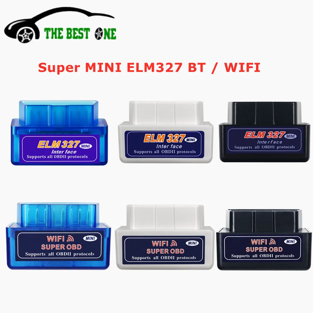 Super Mini ELM327 V2.1 Bluetooth-Compatible OBD2 Scanner Wifi ELM 327 V1.5 on Android IOS Car 1005002857427418