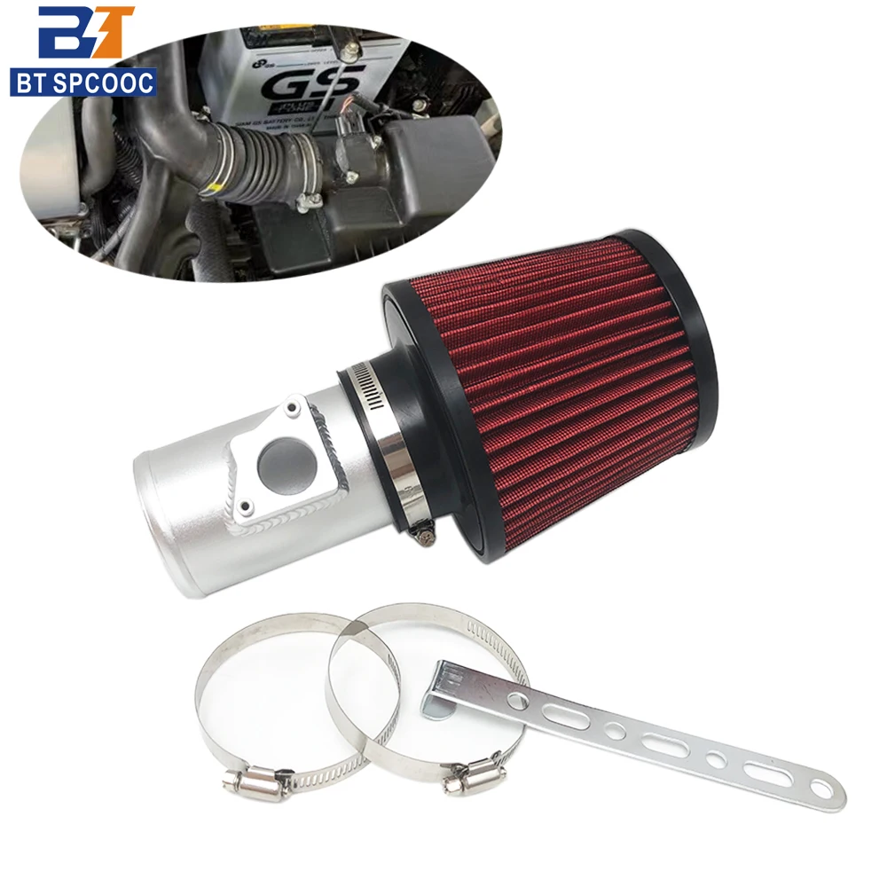 Car Cold Air Intake System Kit with K& Filter Silver Aluminum Tube for Toyota Yaris 1005004657803962
