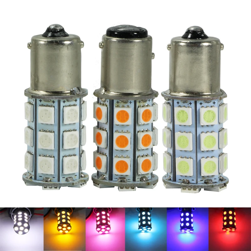 Lampada Led Car Light 4W 12V 24V P21W 1156 BA15S 1157 BAY15D Canbus Auto Truck Signal Brake Tail 1005004929576930
