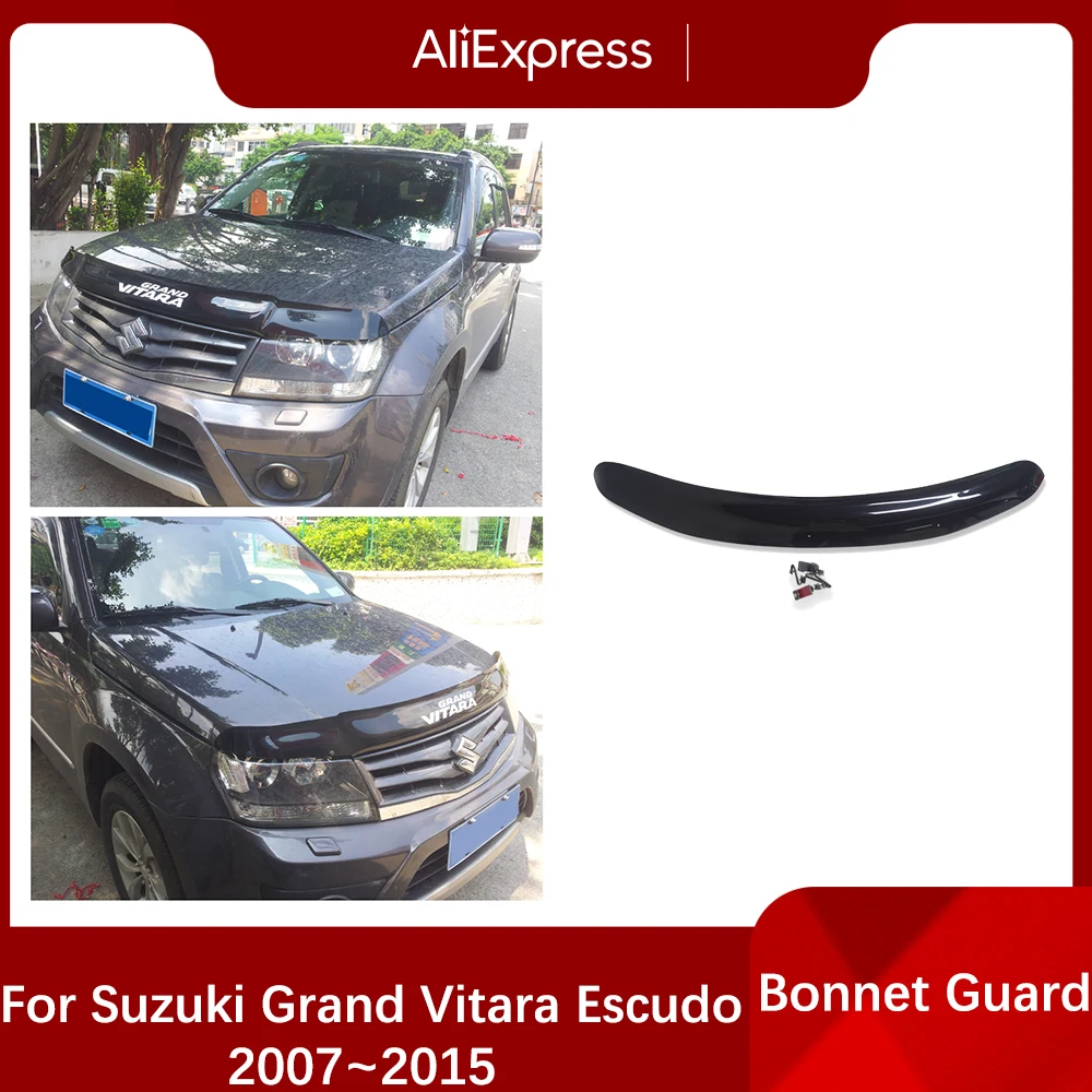Bug Deflector Stone Guard Shield for Suzuki Grand Vitara JT Escudo Nomade 2005~2015 2006 Bonnet 1005005016242535
