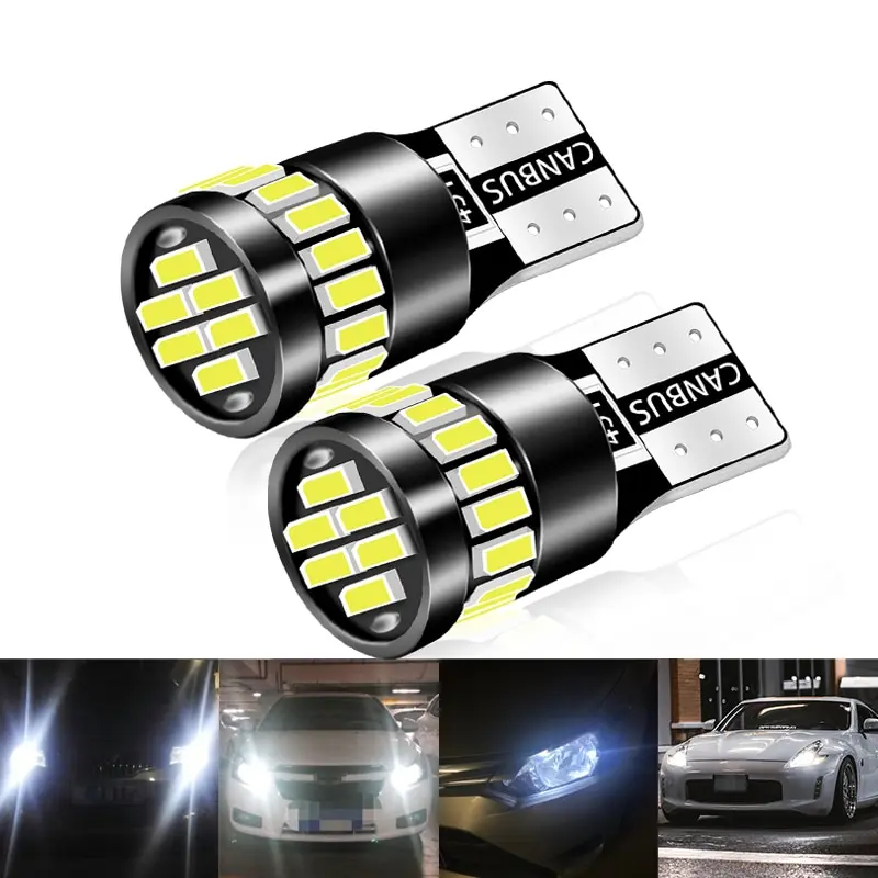 2x W5W T10 21SMD Led Bulbs Canbus Car Interior Light Parking Position Lamp Map Dome Reading Lights 1005005218260139