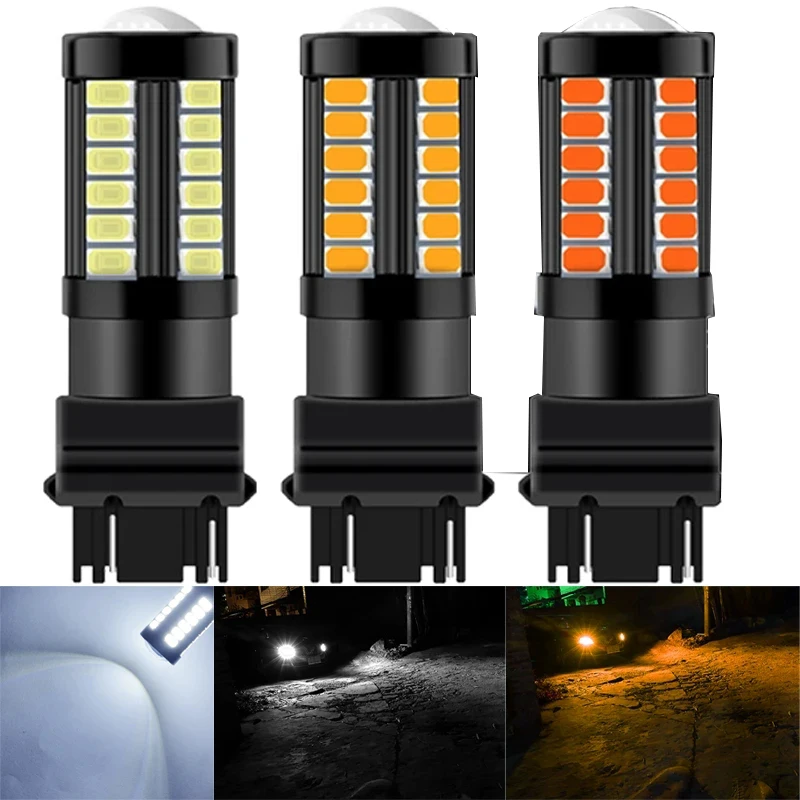 12-24V T25 LED 3157 3156 3057 3056 P27/7W Bulbs 5730 33 SMD Bulb Car Rear Brake Lights Parking (1PCS) 1005005448401021