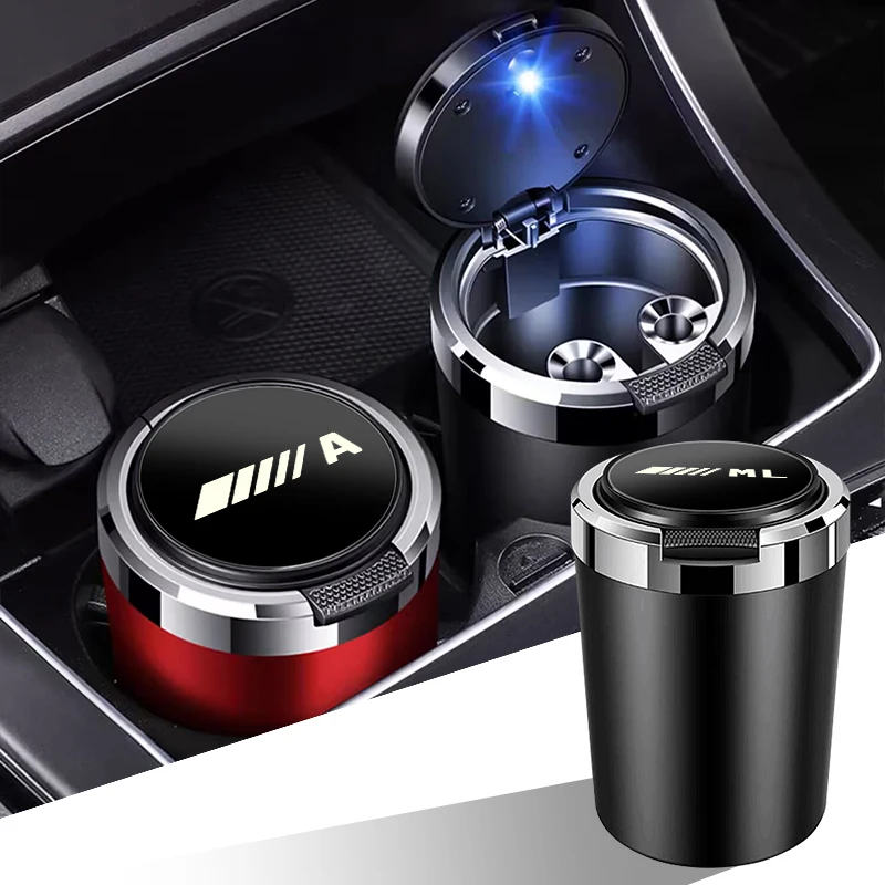 Car Ashtray Accessories for Vehicles Car Accessories Novelty for Mercedes Benz AMG a B C E S G R ML 1005006006532002
