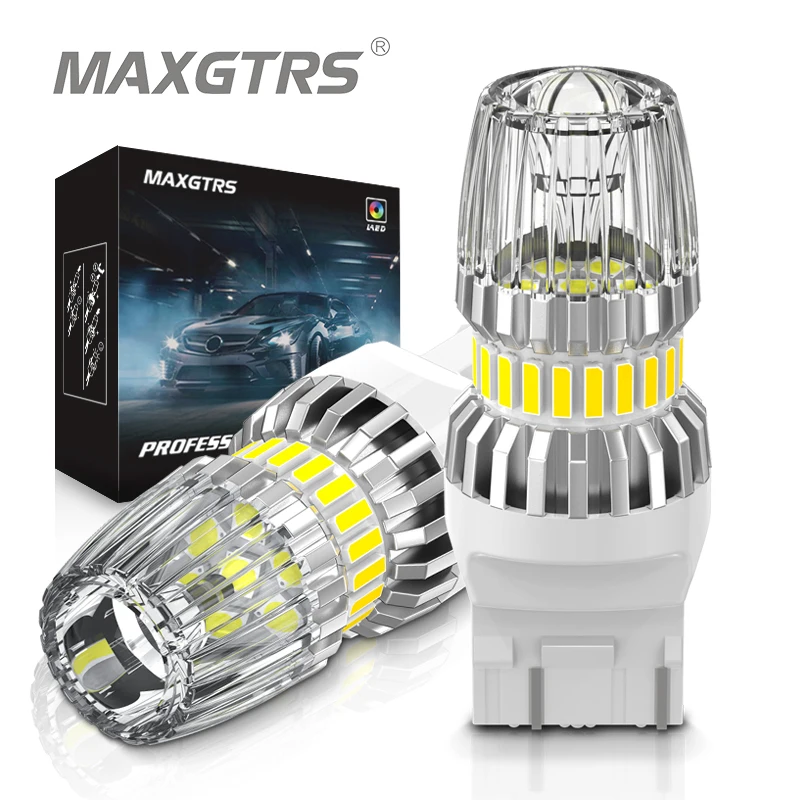 2x T20 LED Canbus 1157 BAY15D 7443 W21/5W 7440 W21W Bulb 6500K White Car Parking Position Light DRL 1005006277954124