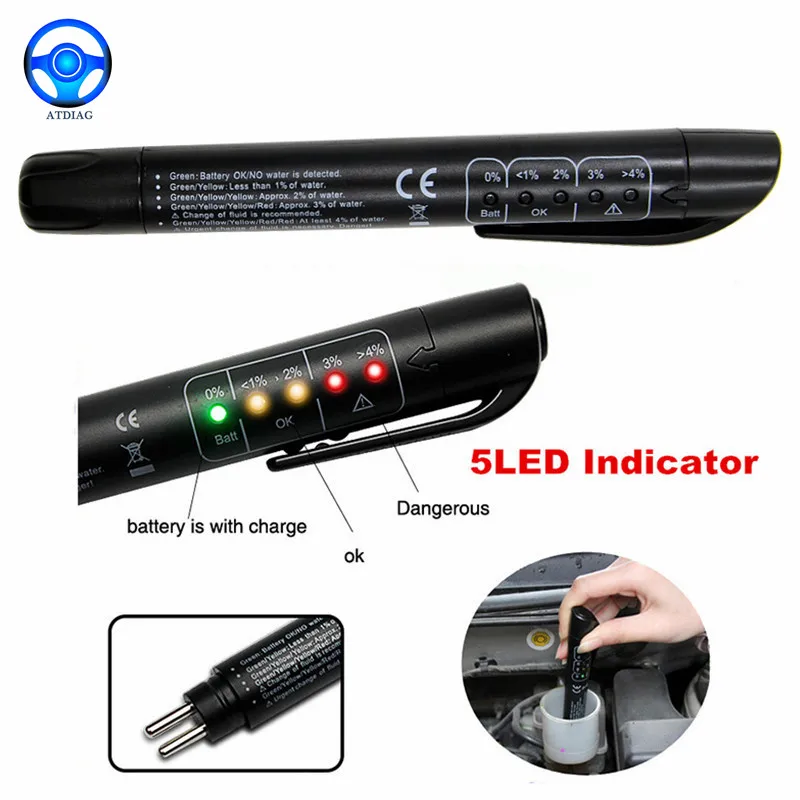 Brake Fluid Tester Car Digital Vehicle Auto Automotive Testing Tool 1005006412700994