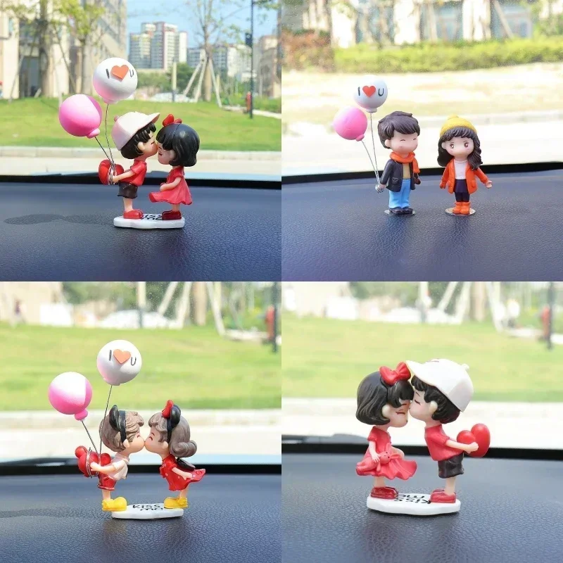 Car Accessories Interior Woman Ornament Cute Creative Desktop Couple Valentine's Day Present Center 1005007336626268