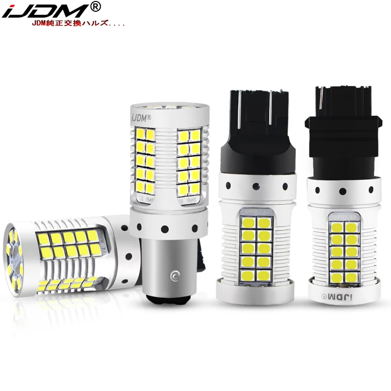 JDM Car 7440 7443 LED No Hyper Flash 12V T20 W21/5W 1157 3157 3156 1156 BAU15S Bulbs for Turn 1005007470160809
