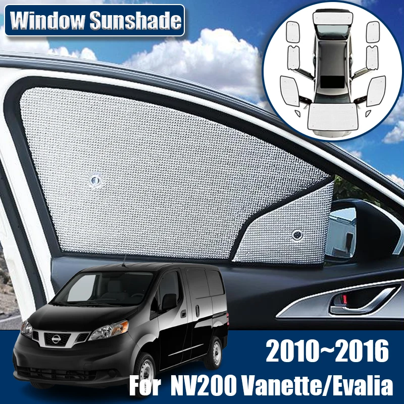 Car Sunshades for Nissan Evalia NV200 Vanette 2010~2016 Accessories Sunscreen Anti-Uv Window Visor 1005007586434471