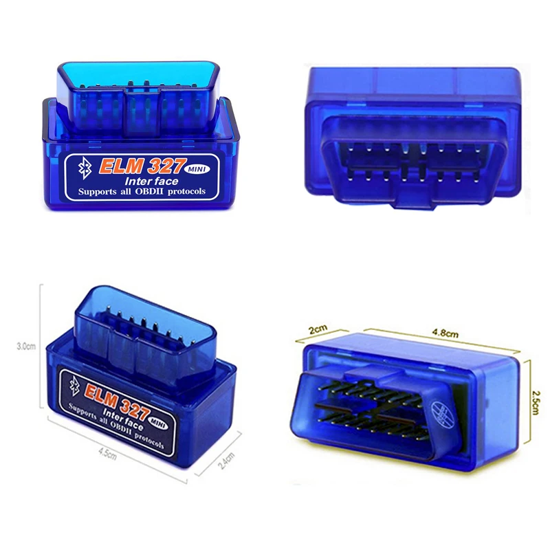 OBD2 Scanner ELM327 Car Diagnostic Detector Code Reader Tool V1.5 Bluetooth OBD 2 for IOS Android 1005007782017766