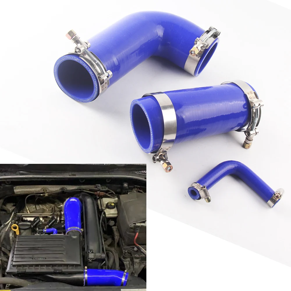 Car Silicone Air Intake Hosefull Kits for VW Golf GTI MK7 EA211 1.2 1.4 Engine Passat Jetta Audi A3 1005008263408645