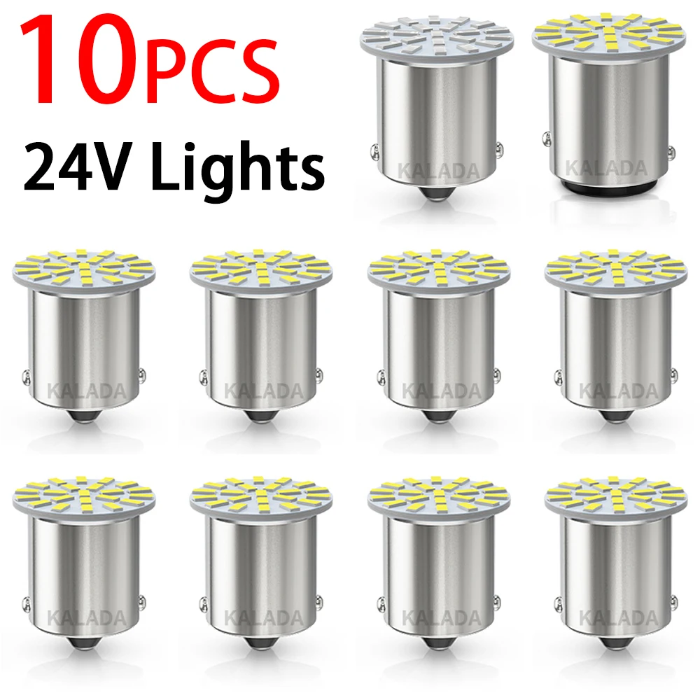 24V LED Car Light 1156 BA15S 1157 BAY15D Lighting 22*3014SMD for Truck BUS DRL Daytime (10pcs) 1005008347592745