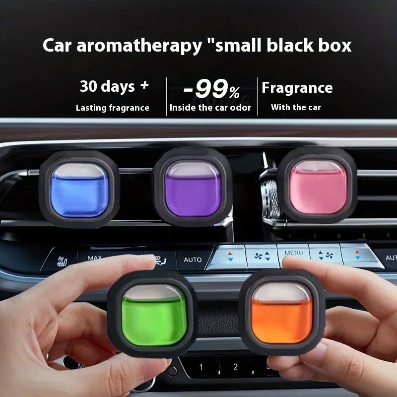Day Long-Lasting Car Air Freshener Vent Clip, Essential Oil Scented Odor Eliminator, 0.14 Oz Each 1005008543666210