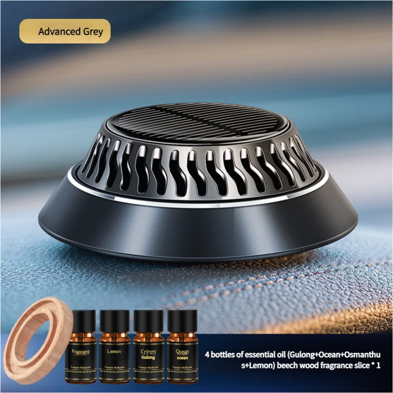 Solar Car Air Fresheners Auto Rotating Aromatherapy Vehicle Decoration Fragrance Durable Interior 1005008693448473
