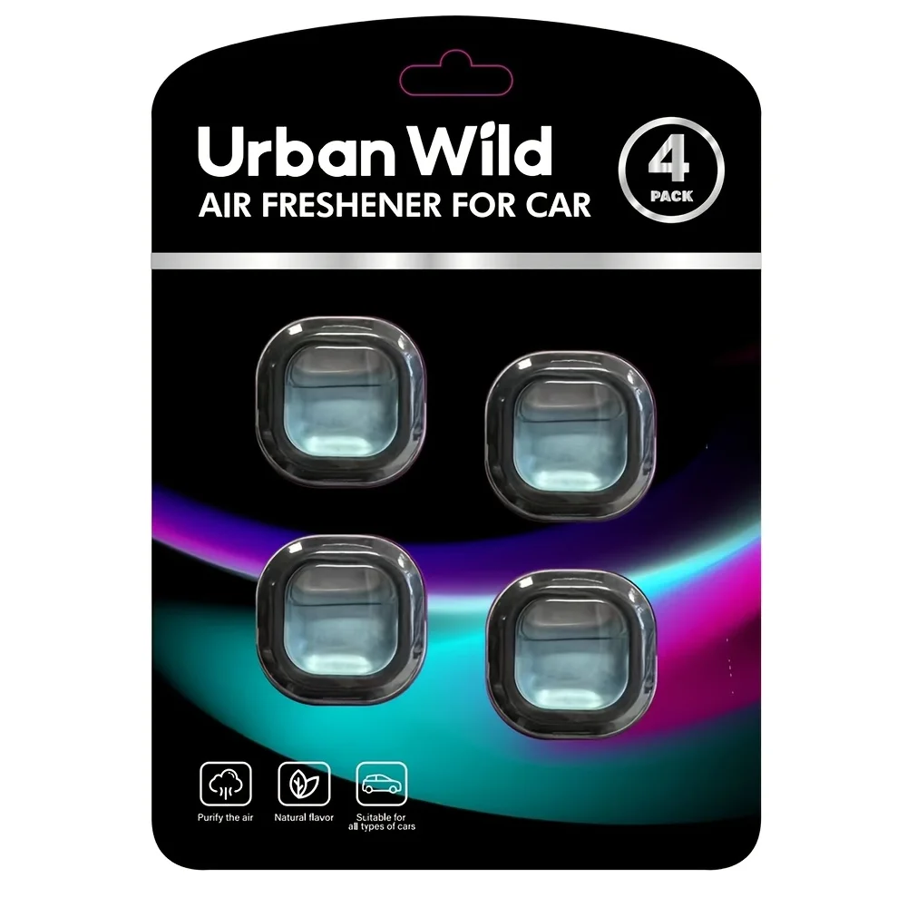 Car Air Freshener Vent, Car Aroma Relax Long-Lasting Fragrance Powerful Odor Eliminator (4 Pack) 1005008704801183