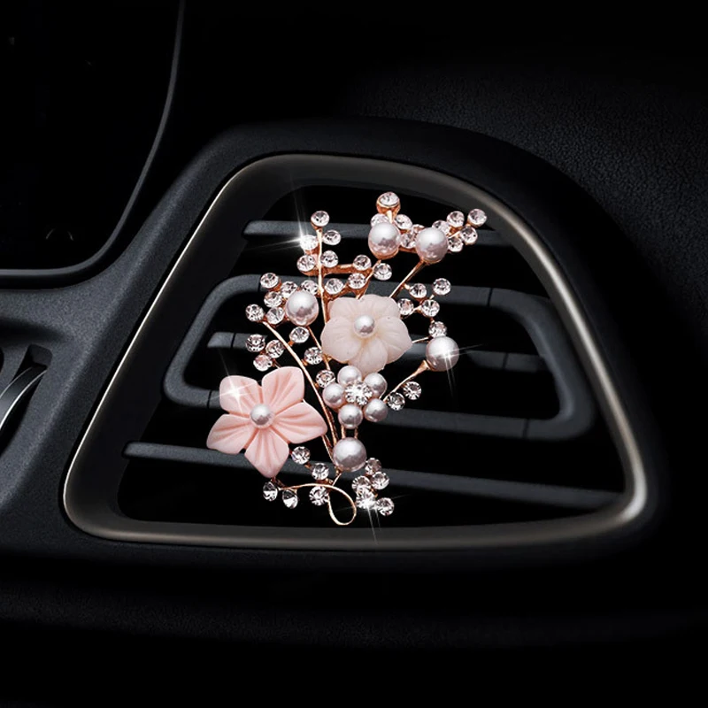 Car Air Freshener Perfume Clip Plum Style Auto Vent Decoration Clip Perfume Diffuser Car Outlet Vent 1005008806153513