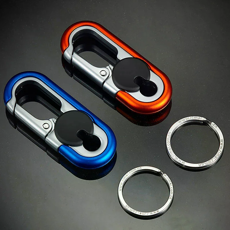 Car Keychain Creative Key Holder Men Fashion Camping Climbing Metal Ring Styling Auto Keyring 1005010305547845