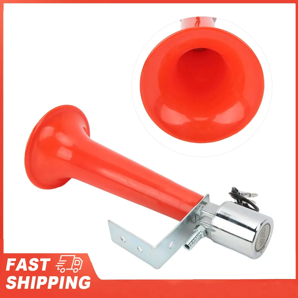 180DB Red Air Horn Universal Purpose 12V/24V Caravan Pressure Whistle for Cars Trucks Suvs 1005010322183721