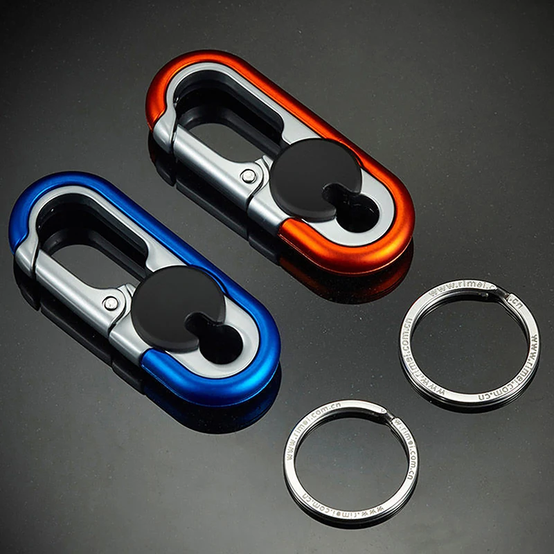 Car Keychain Creative Key Holder Men Fashion Camping Climbing Metal Ring Styling Auto Keyring 1005010323874844