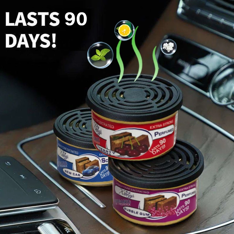 Car Air Fresheners Perfume Odor Eliminator Canned Wood Block Long-Lasting Auto Aromatherapy Home 1005010763891716