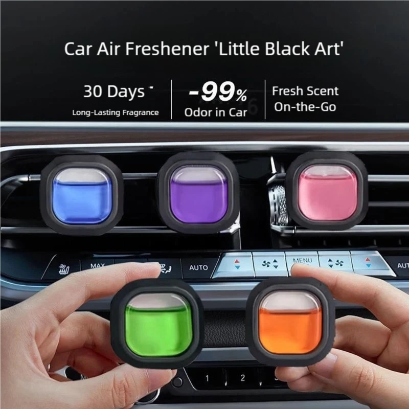 Car Air Freshener Vent Clip Aroma Relax Long-Lasting Fragrance Powerful Odor Eliminator 1005010782344083