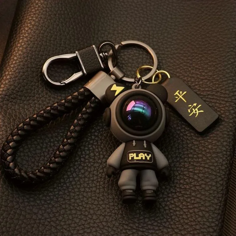 Interior Decor Accessories High-End Starry Sky Keychain Cartoon Cute Car Boy Pendant Key Small Gift 1005010804188739