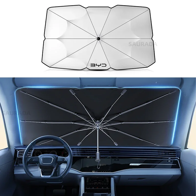 For BYD Atto 3 Act 3 Tang F3 E6 Dmi Yuan Song Plus EV Car Front Windshield Umbrella Sunshade 1005011821431338