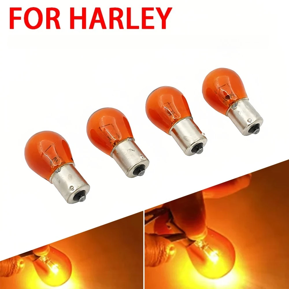 Car LED Bulbs 1156 BA15S P21W 12V Amber Yellow Turn Signal Indicator Brake Reverse Parking Lamp 1005011829251631