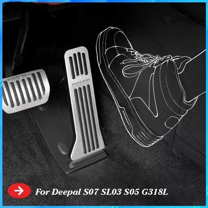 Car Pedal Cover for Deepal S07 SL03 L07 S05 G318L Brake Accelerator Trim Styling Interior 1005011977370376