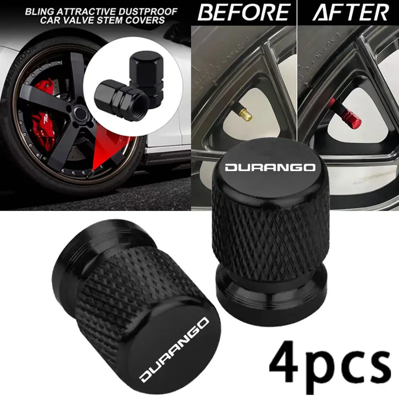 Car Wheel Tire Valve Caps Tyre Stem Covers Airdust Waterproof for DODGE Durango Accessories 1005012054176585