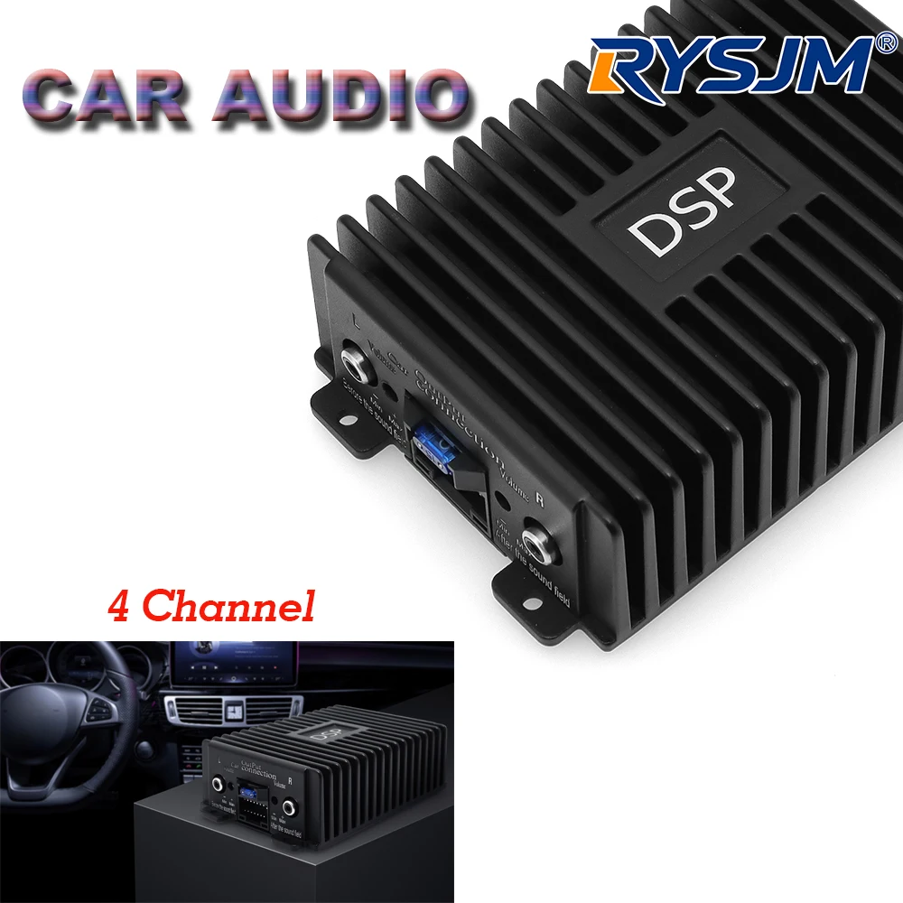 Car DSP Amplifier 4 Channels Audio Sound Processors Non Destructive Modification Enhance Multimedia 1005012090421470