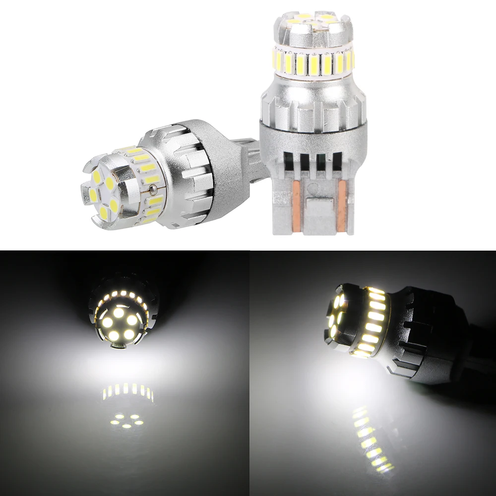 Universal DRL Car LED Bulbs 3030 4014 SMD 1156 7443 3157/3156 T15 Light 2pcs Daytime Running Lights 1005012277845785
