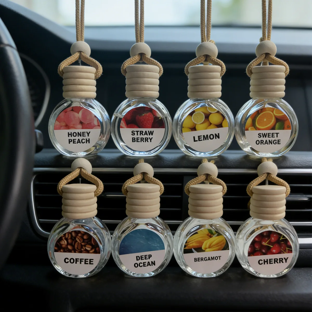 Car Air Freshener Essential Oil, Provides a Long-Lasting Fragrance to Your Car 1005012309921153