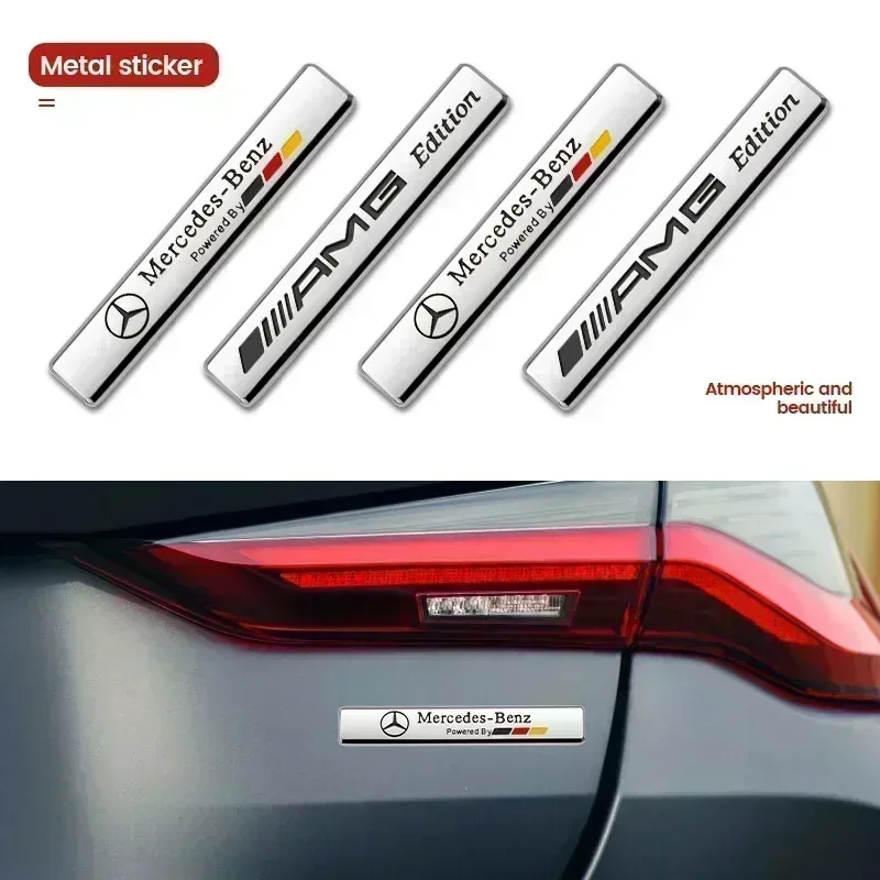 3D Metal Car Body Emblem Badge Exterior Decorative Creative Stickers for Mercedes Benz AMG GLE GLS 1005012400989661