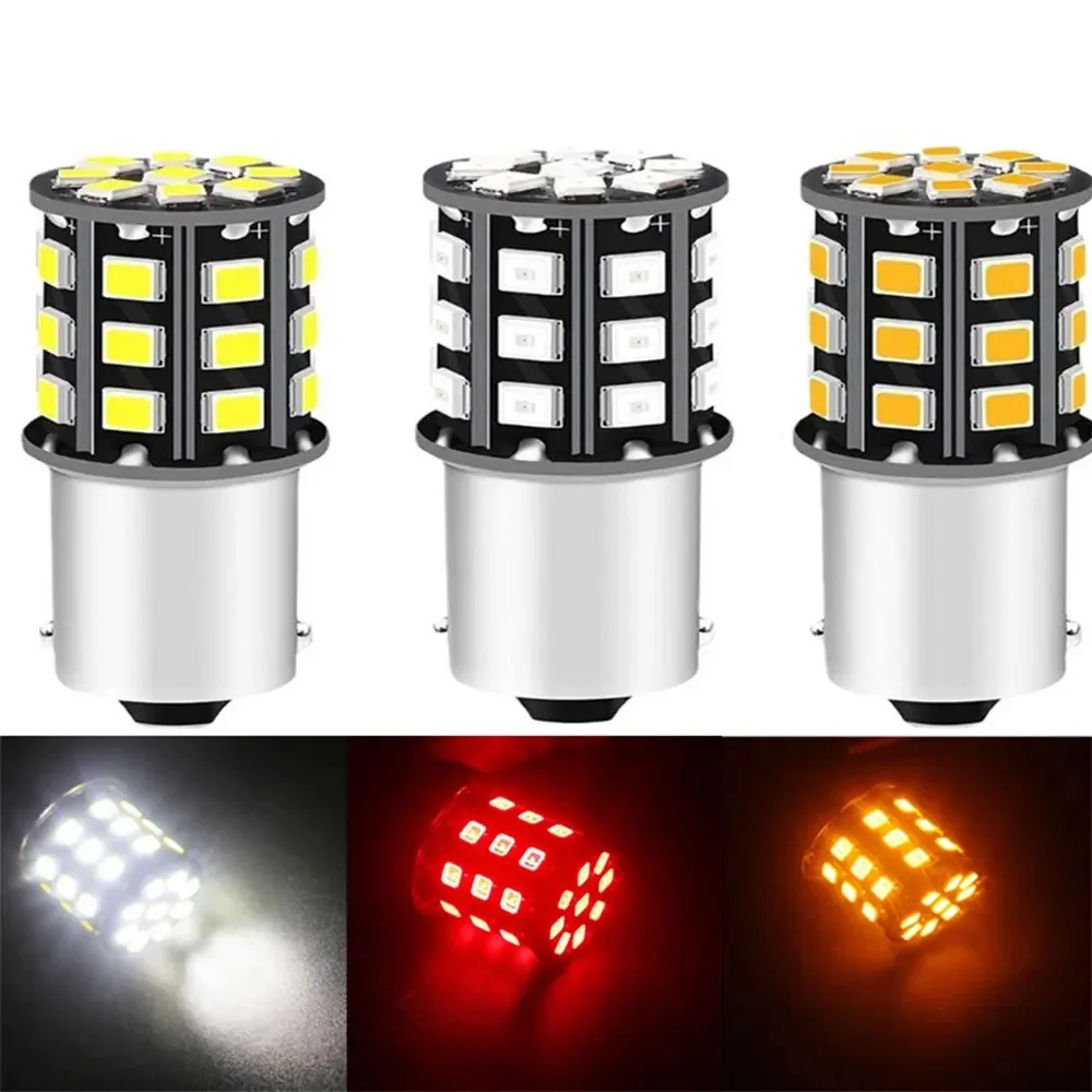 Car LED Brake Light 1157 1156 2835 33SMD BAY15D High Brightness Reverse Light (2PCS) 1005012411709833
