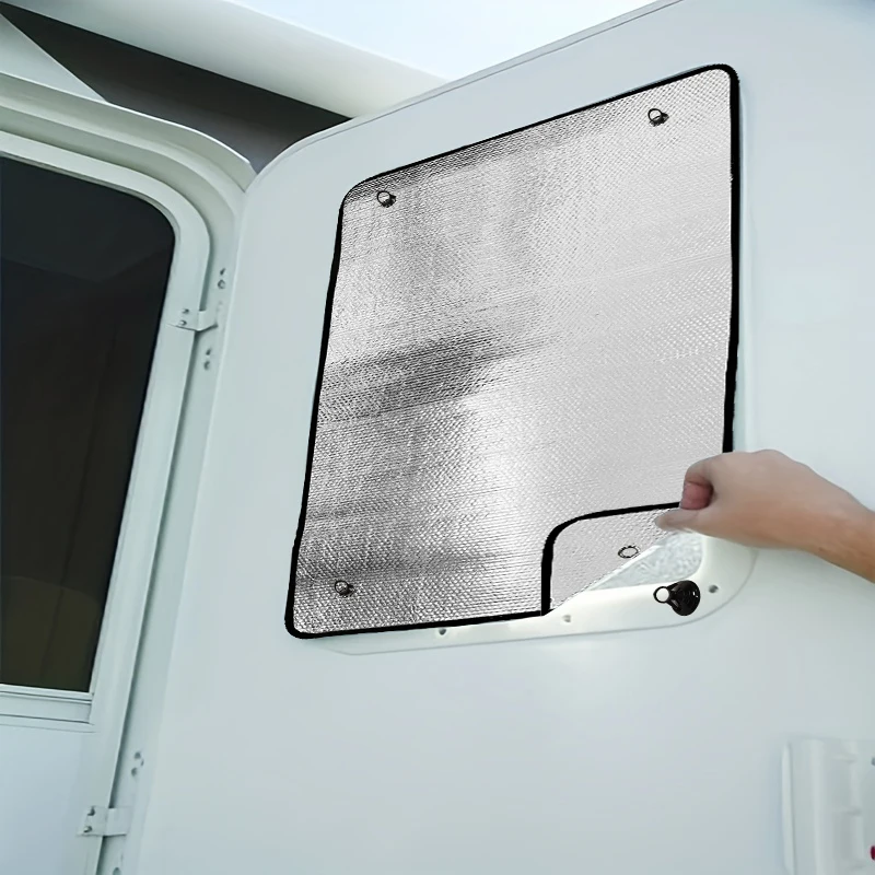 Caravan Door Window Sunshade UV Protection Heat Insulation Cover Privacy Curtain Sun Shade 1005012781752709