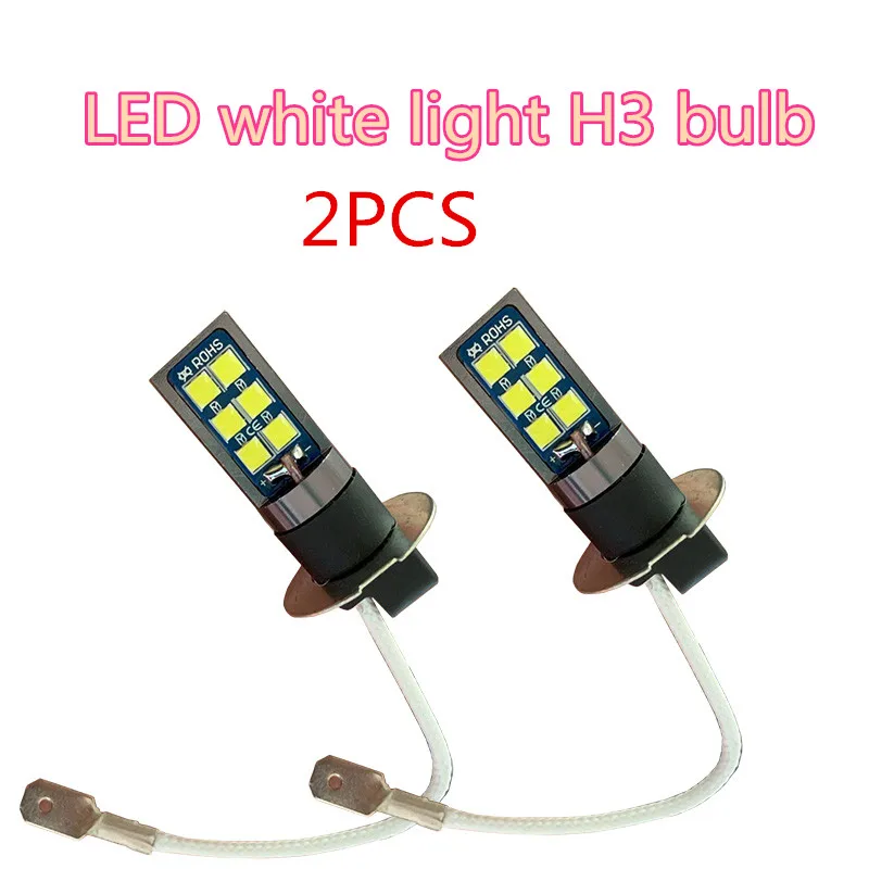 H3 LED Headlights, Car Fog Light Bulbs, Car DRL Lights, LED Blue, Yellow, White 1005012992262538